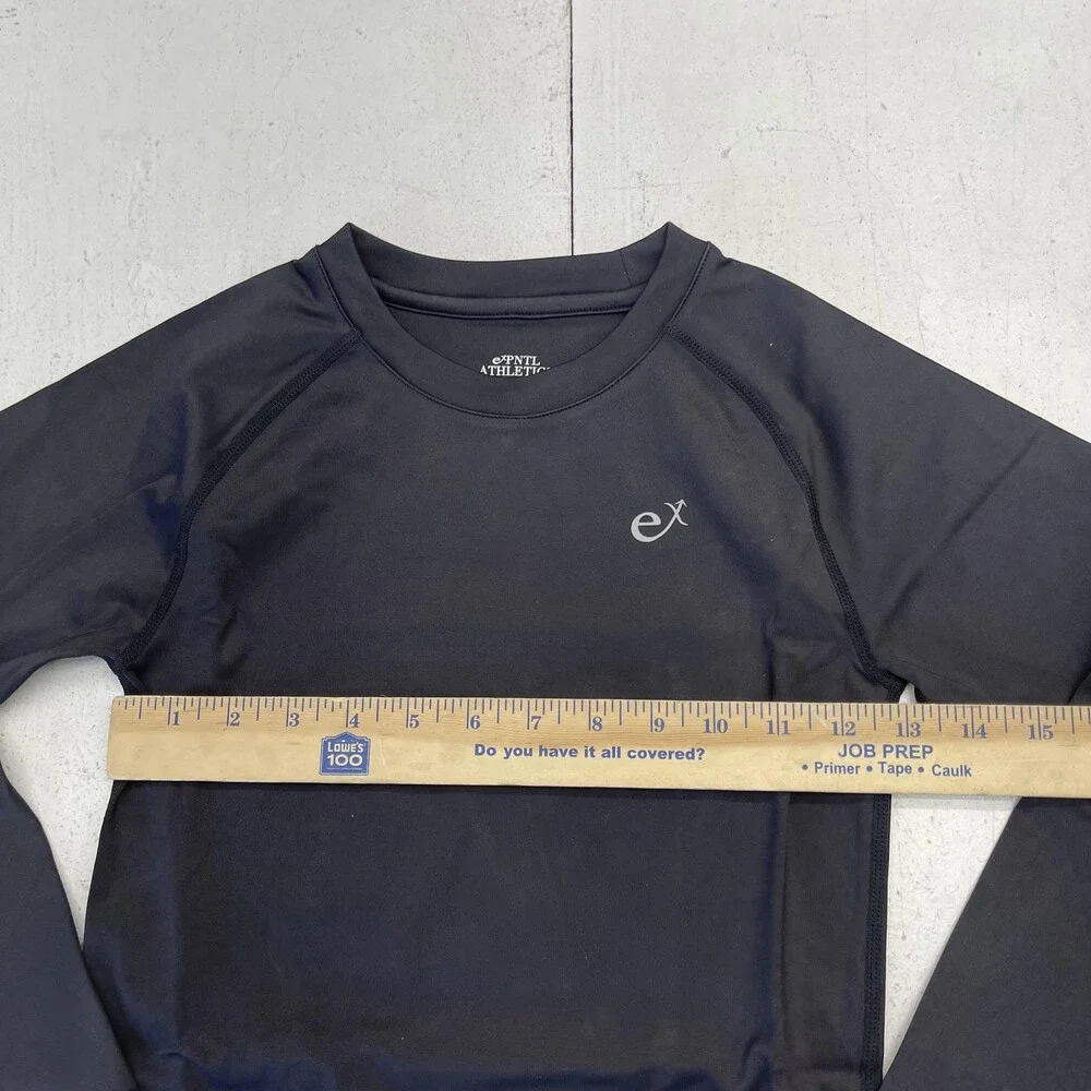EXPNTL Athletics Shirt Womens XS Black Long Sleeve Performance Athletic Top - Picture 6 of 8
